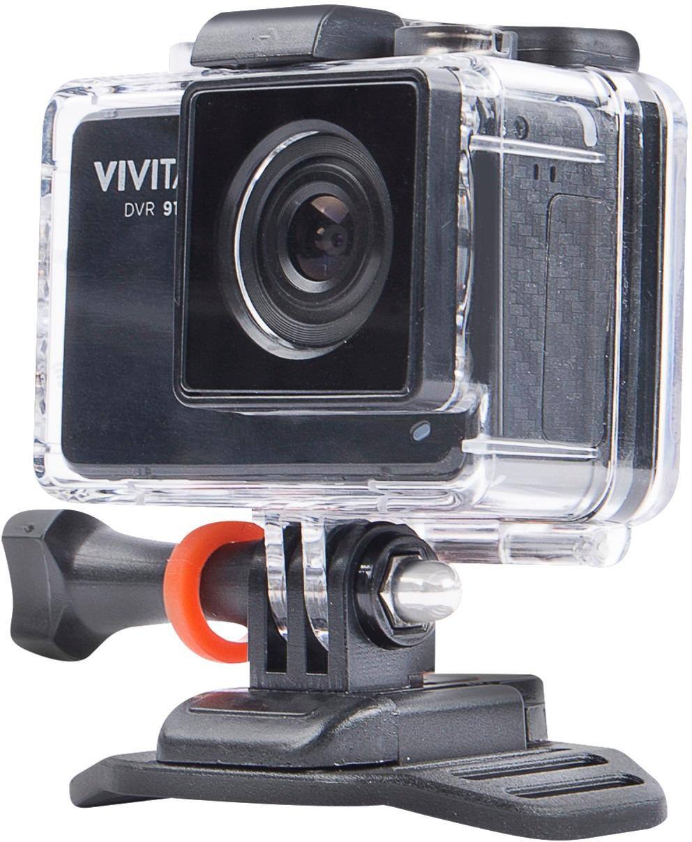 Alt View 11. Vivitar - 4K Action Camera with Remote - Black.