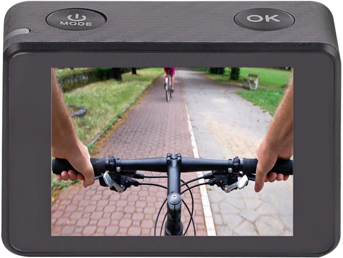 Alt View 13. Vivitar - 4K Action Camera with Remote - Black.