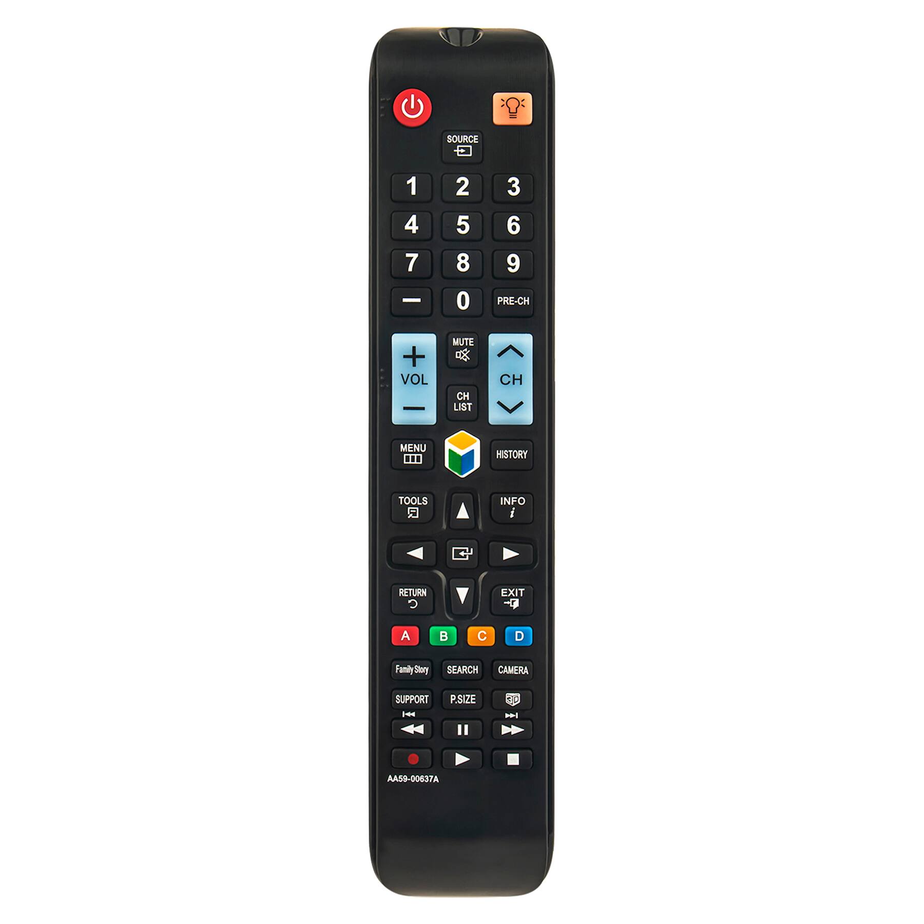 ALLIMITY - AA59-00637A Replacement Remote, fit for Samsung TV PN51E8000 PN51E8000GF PN60E8000 PN60E8000GF UN46ES7500 UN46ES7500F - Black