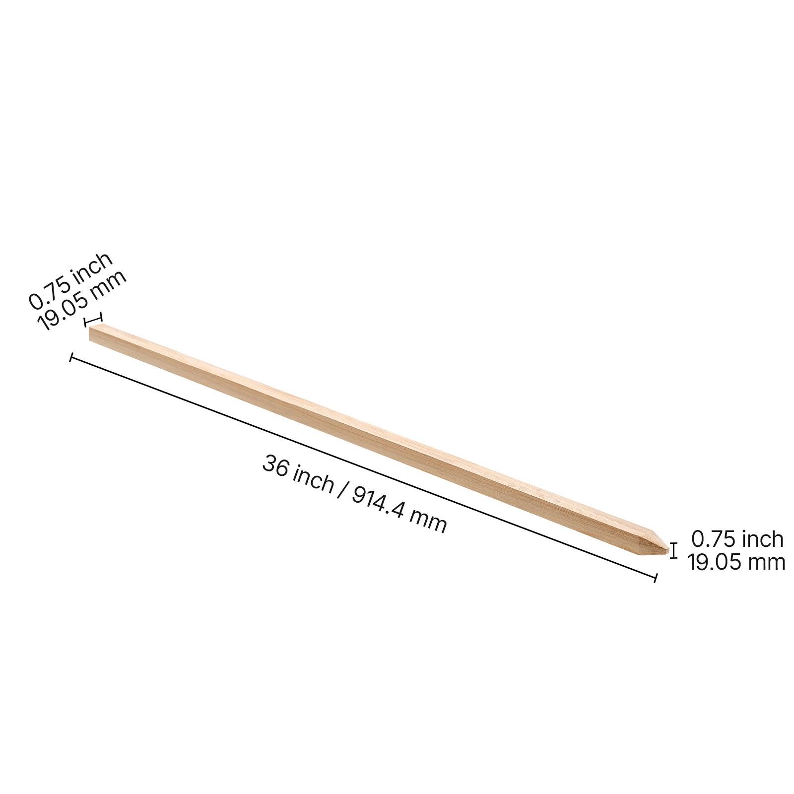 inch mm  
0.75 19.05  
36 inch 914.4 mm  
0.75 inch 19.05 mm