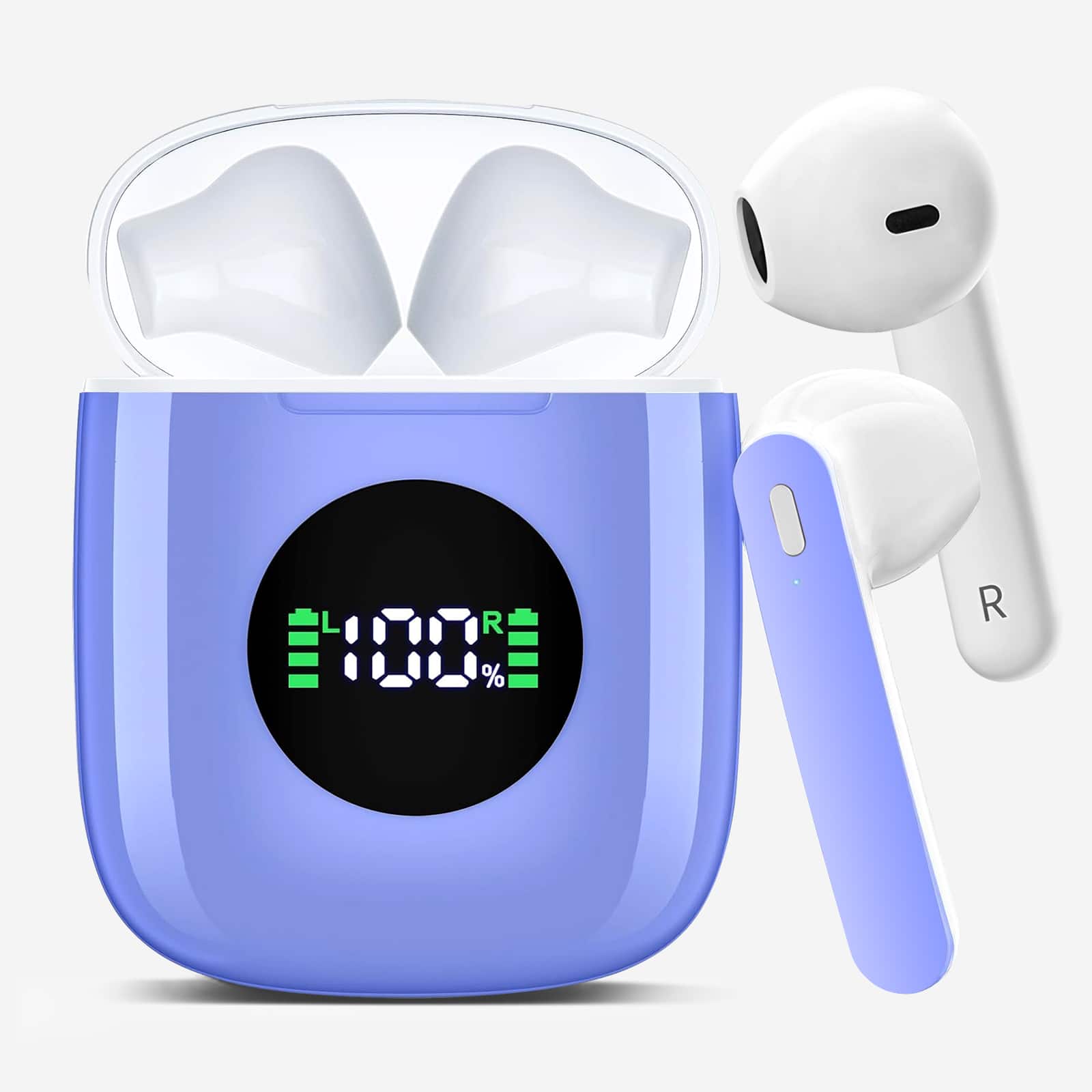 Front. Sweet - Wireless earbuds blue - Blue.