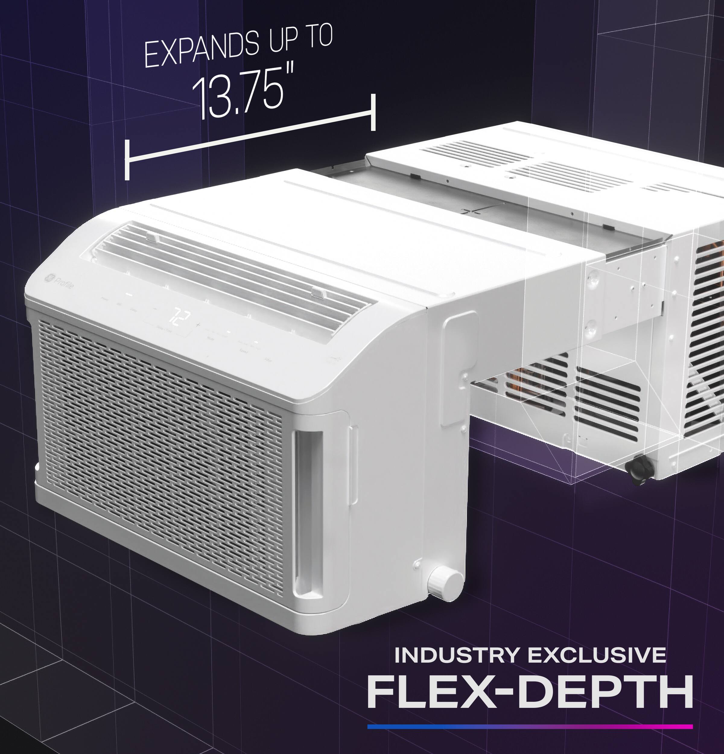 EXPANDS UP TO 13.75"  
INDUSTRY EXCLUSIVE FLEX-DEPTH