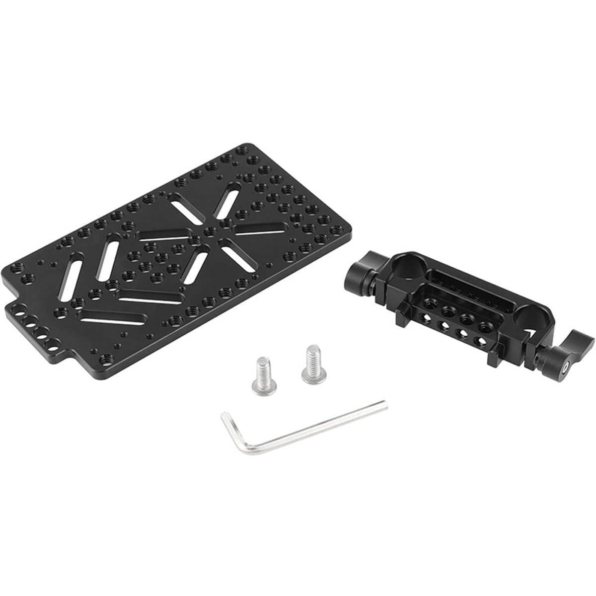 CAMVATE - Cheese-Style Battery Plate Backboard with 15mm Rail Block Rod Clamp for V Lock Mount Power Supply Splitter price history on PriceWatchPro