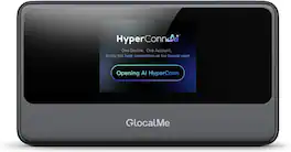 Glocalme - MeowGo G40 Pro - HyperConn & Wi-Fi 5 Technology Mobile WiFi - Gray