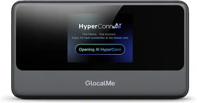 HyperConn
One Device. One Account.
Enjoy the best connection at the lowest cost
Opening AI HyperConn
GlocalMe