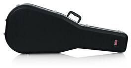 Gator Cases - Deluxe Molded Dreadnought Guitar Case - Black