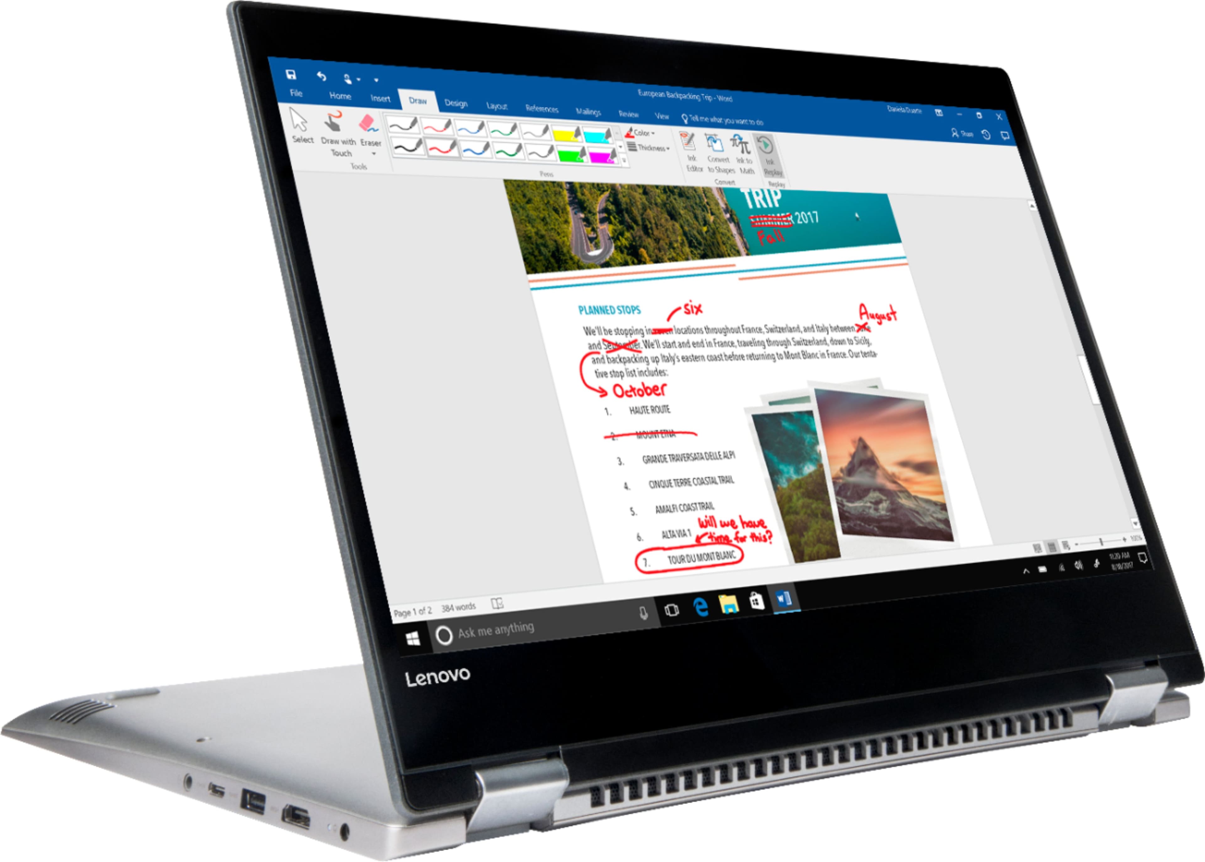 Front. Lenovo - 14" Touch-Screen Laptop - Intel Pentium - 4GB Memory - 500GB Hard Drive.