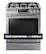 Alt View 19. Samsung - 5.8 Cu. Ft. Self-Cleaning Slide-In Gas Convection Range - Stainless Steel.