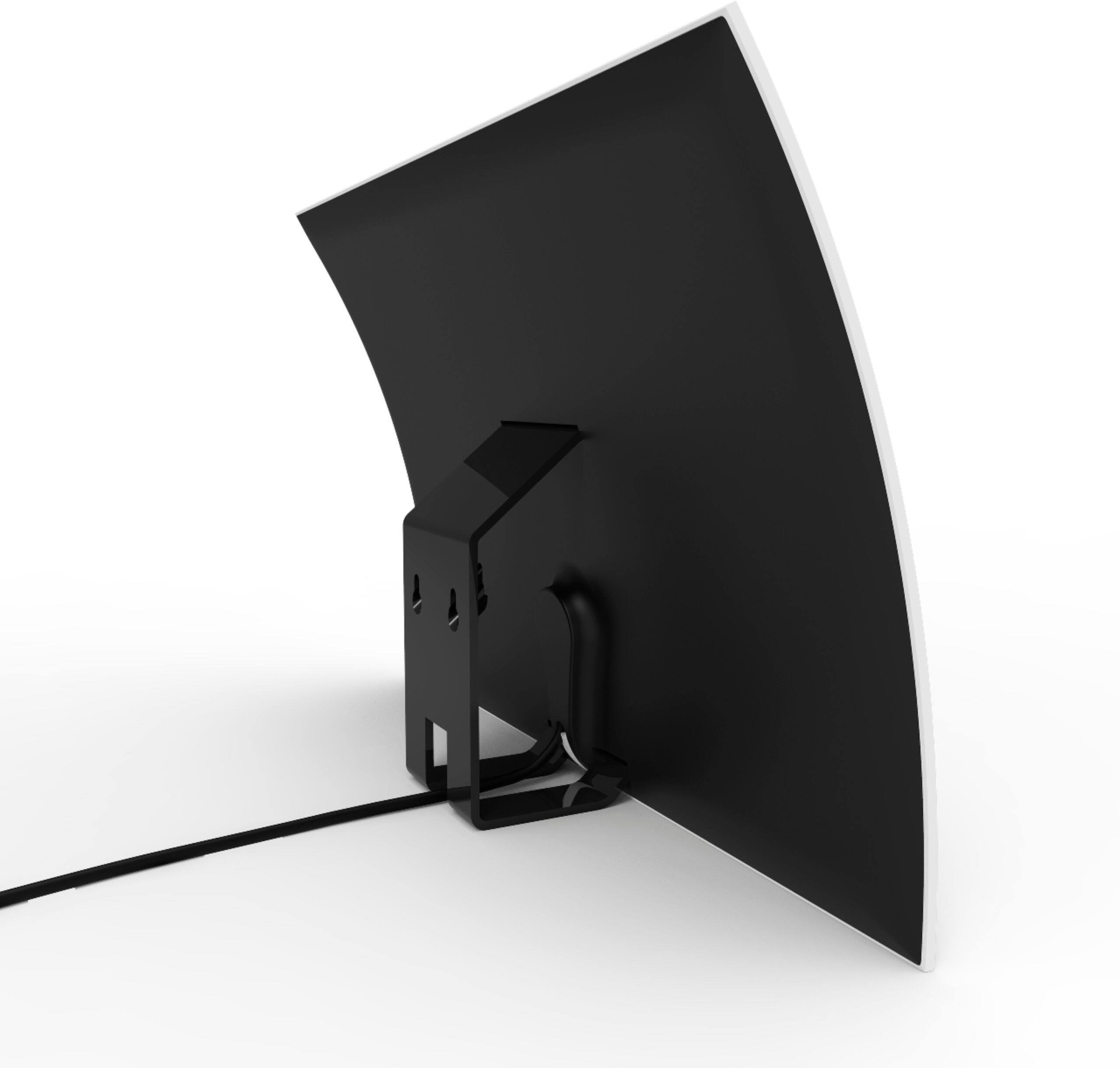 Alt View 13. Mohu - Arc Indoor Curved HDTV Antenna 40-Mile Range - White.