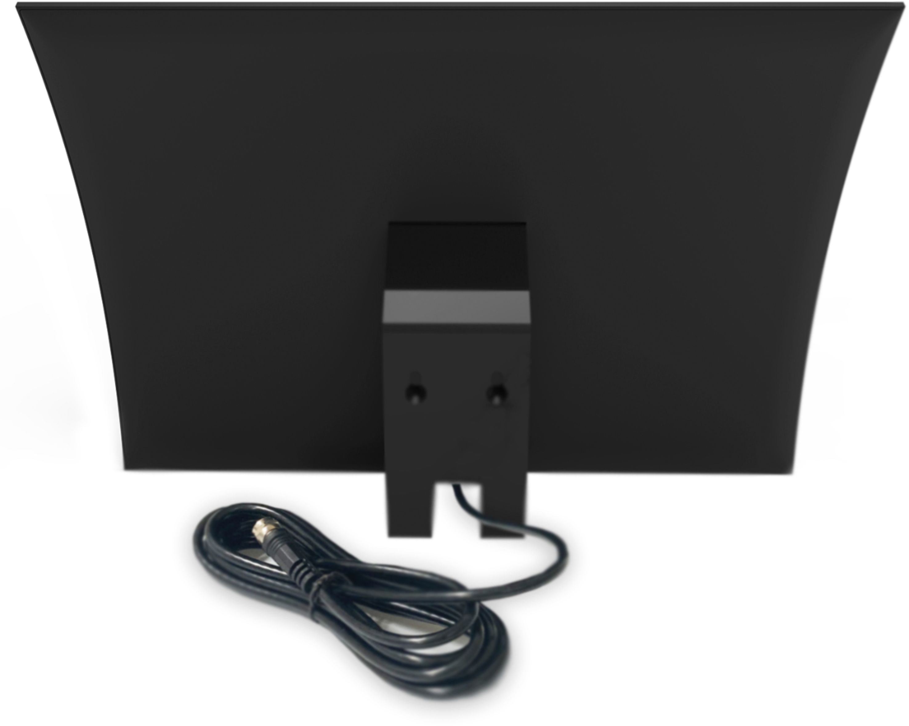 Left View: Insignia™ - 12' Extension Power Cord - Black