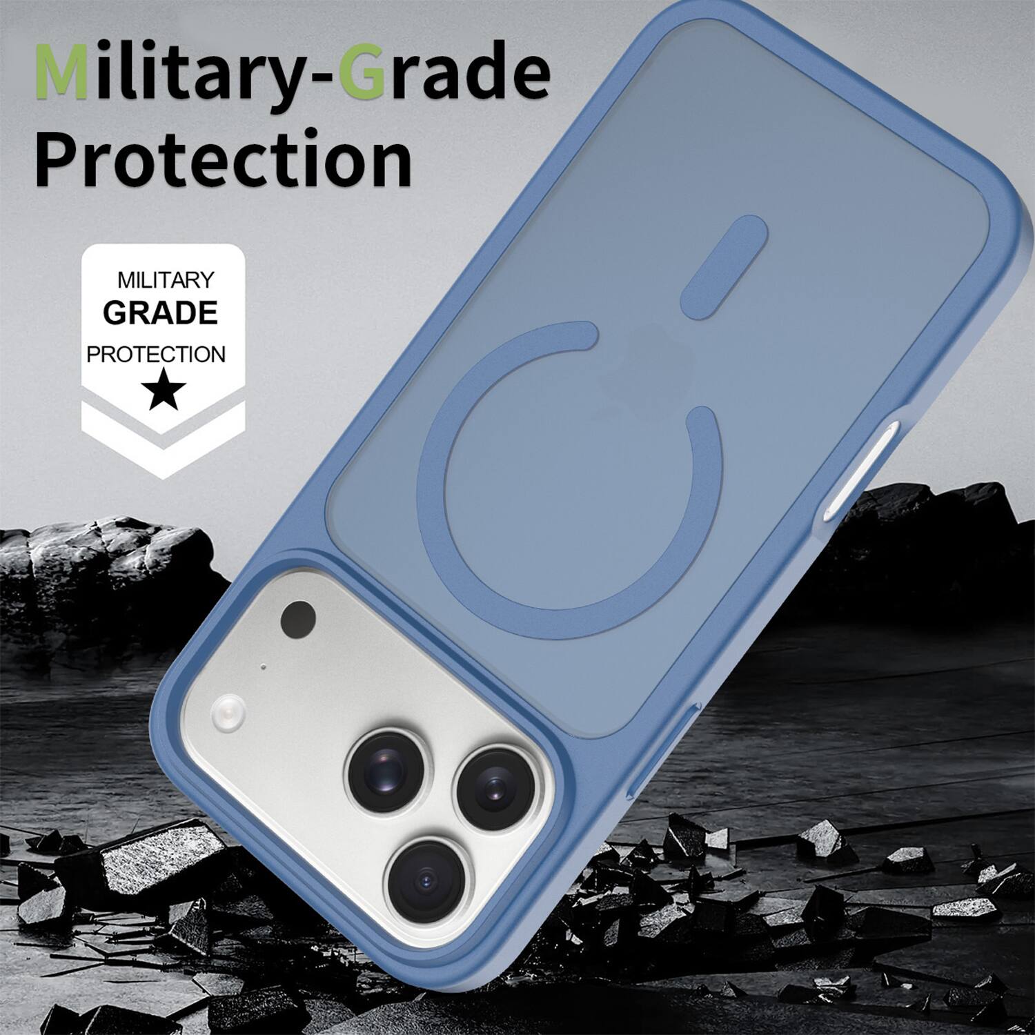 Dteck for Apple iPhone 18 Pro Matte Magnetic Case,Shock absorbent ...