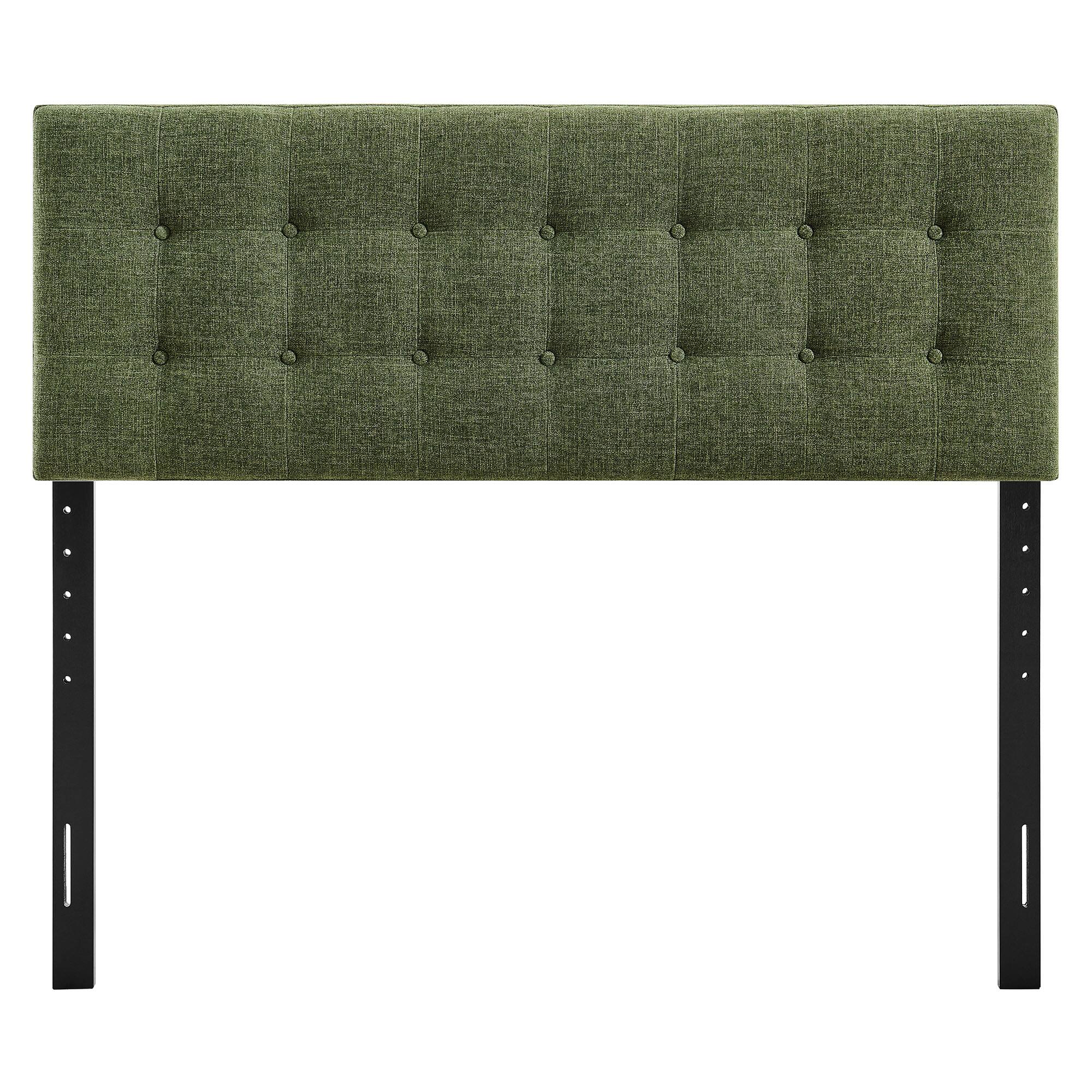 Alt View 2. Modway - Emily Upholstered Fabric Headboard by Modway - Foliage.