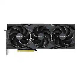 PNY - GeForce RTX 5090 32GB OC GDDR7 PCI Express 5.0 Graphics Card with Triple Fan - Black