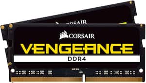 CORSAIR - VENGEANCE Series 16GB (2PK 8GB) 2.4GHz DDR4 Laptop Memory - Black - Front_Zoom