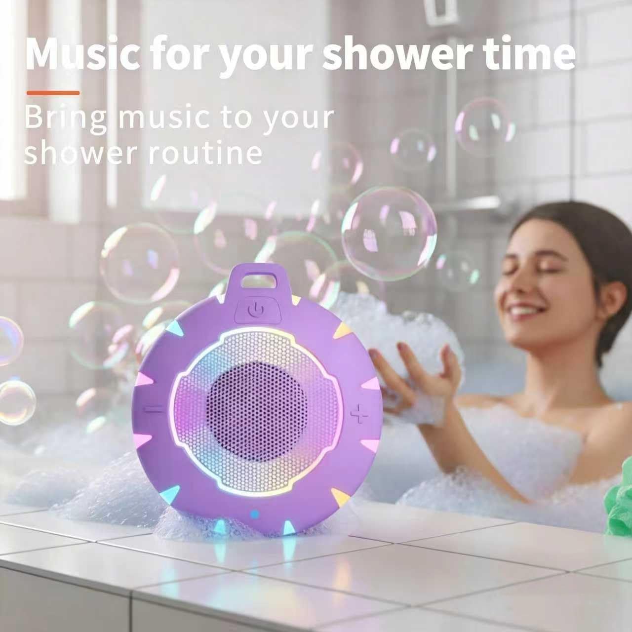 Music for your shower time  
Bring music to your shower routine