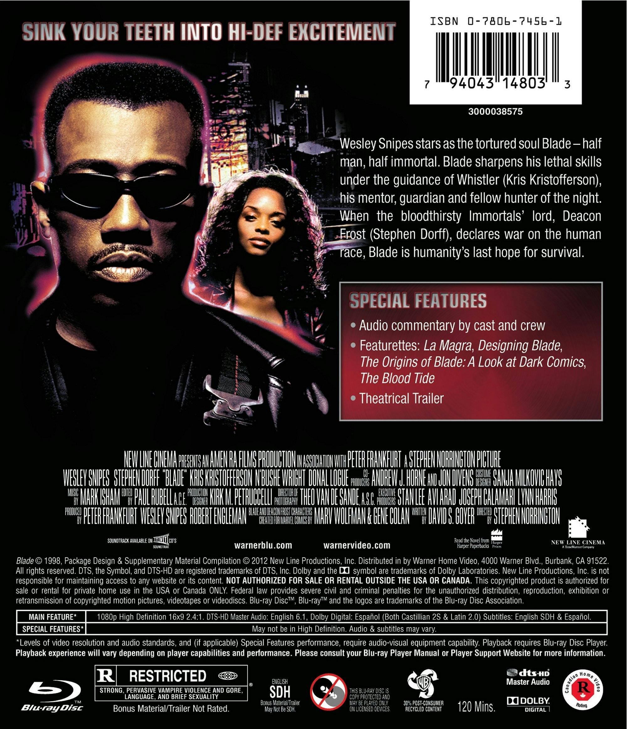Back. Blade [Blu-ray].