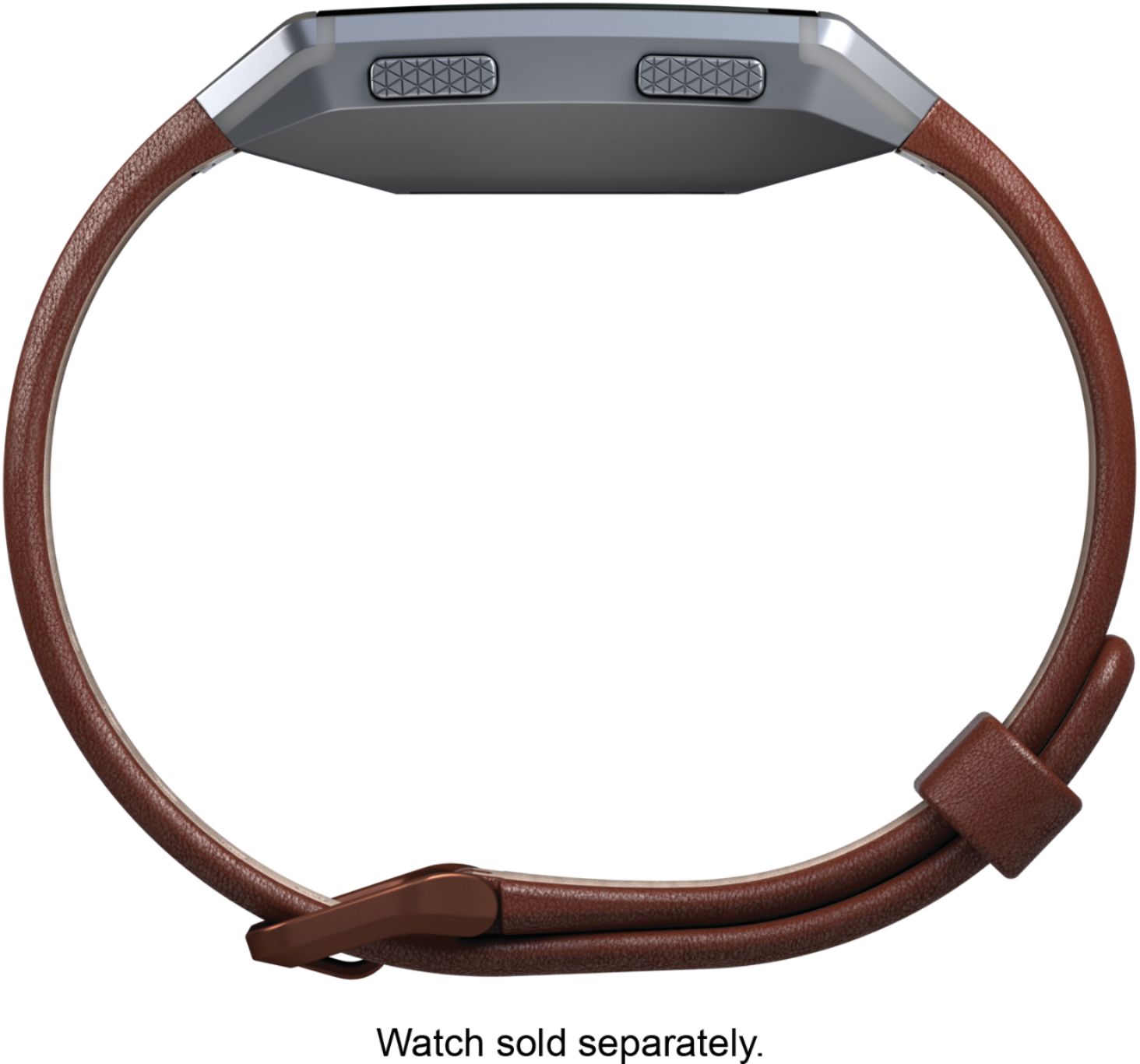 Fitbit Ionic Perforated Leather Accessory Band Cognac Small FB164LBDBS for sale online