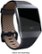 Angle Zoom. Band Leather Large Watch Strap for Fitbit Ionic - Midnight blue.