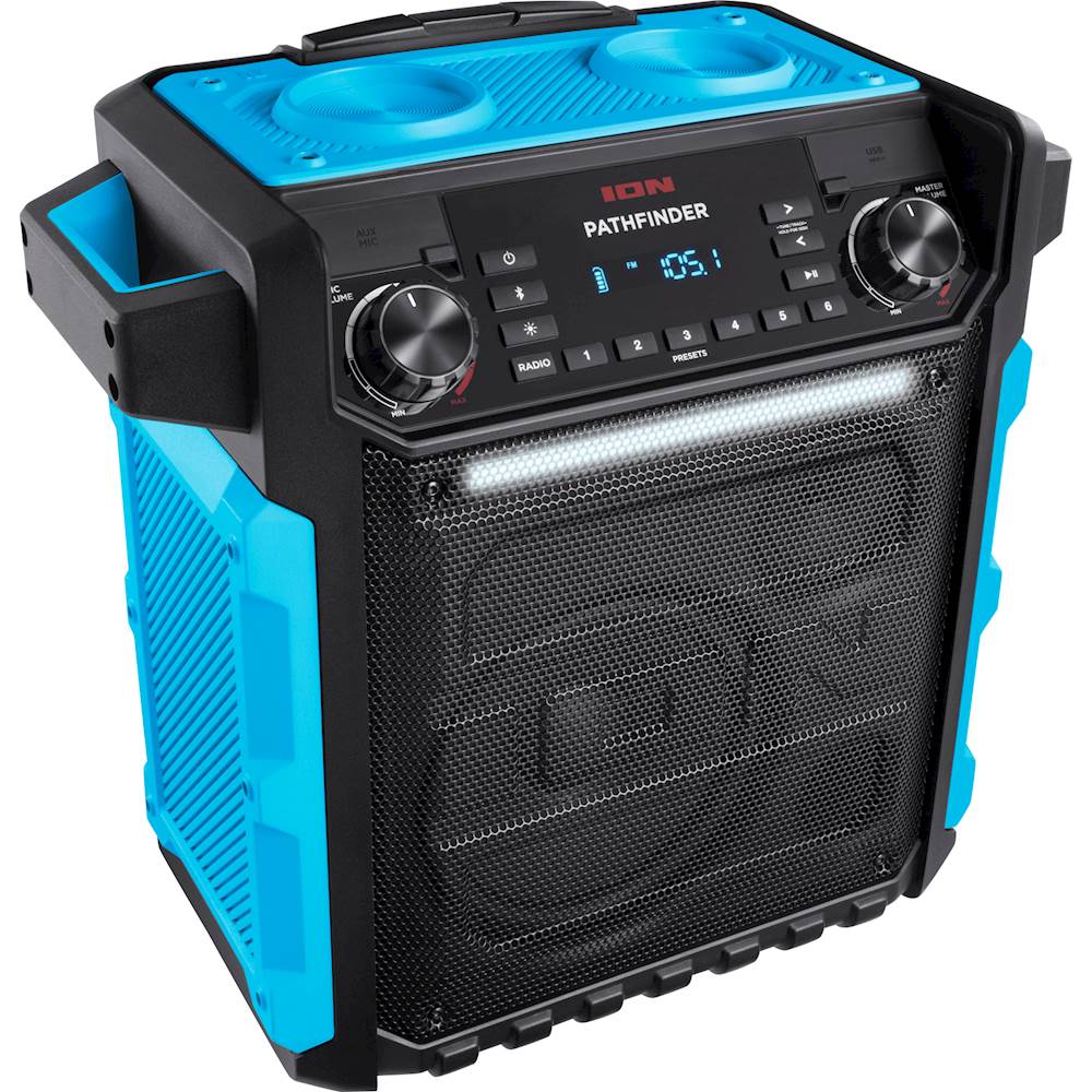 Best Buy ION Audio Pathfinder Portable Bluetooth Speaker Blue