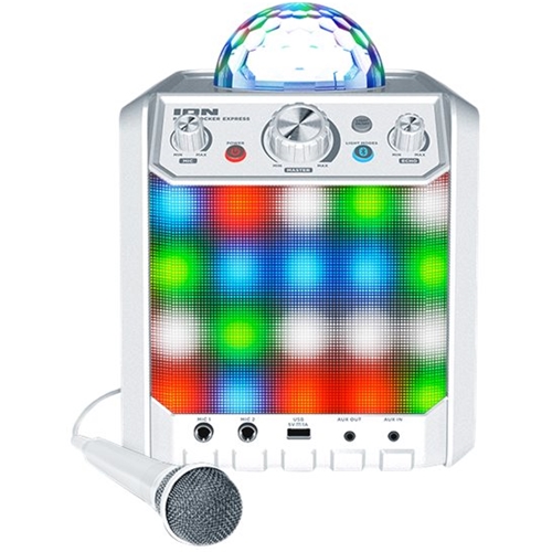 White ION Audio Party Rocker Express Bluetooth Speaker 