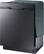 Left. Samsung - Samsung-StormWash 24" Top Control Fingerprint Resistant Built-In Dishwasher-Black Stainless Steel - Black Stainless Steel.