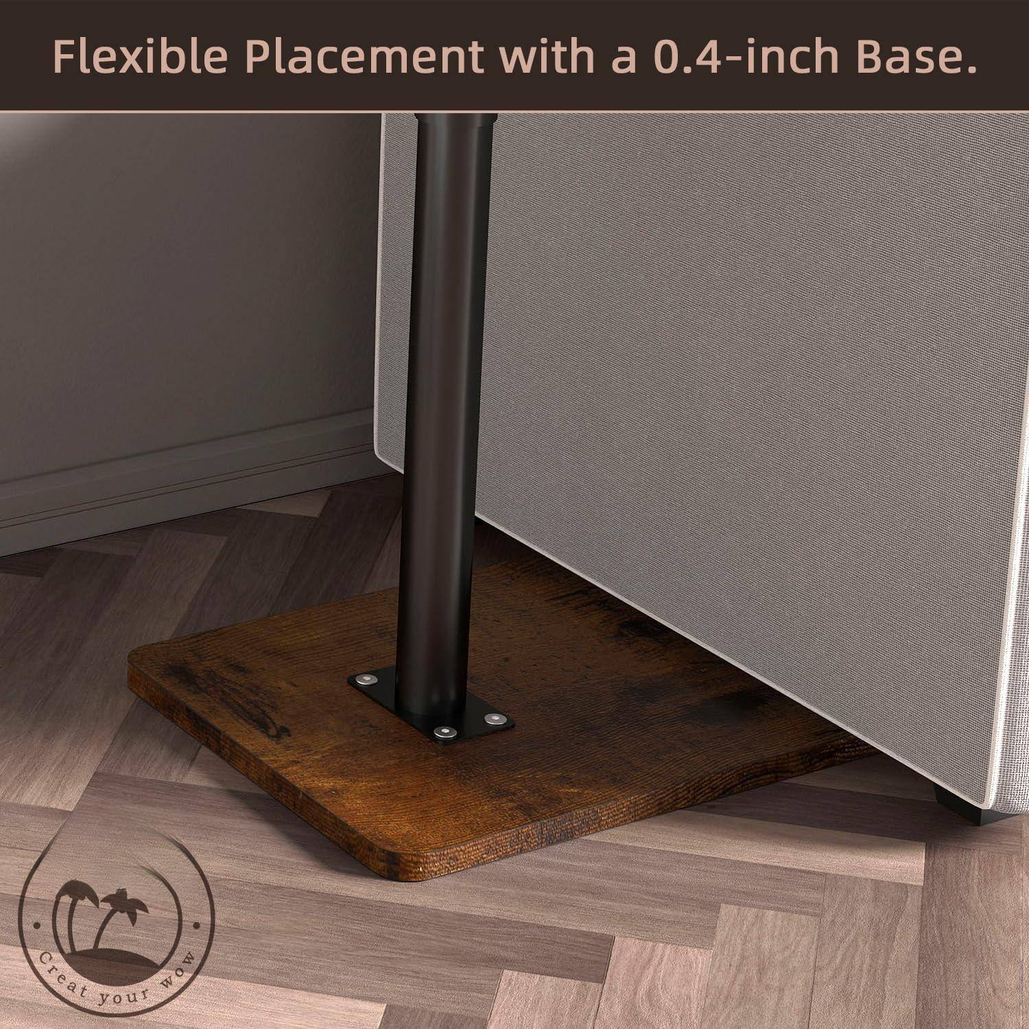 Flexible Placement with a 0.4-inch Base.  
Create your wow.