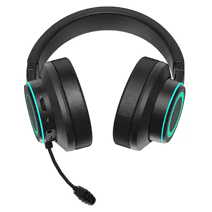 Front. Creative - Wired Over-the-head Gaming Headset - Black.