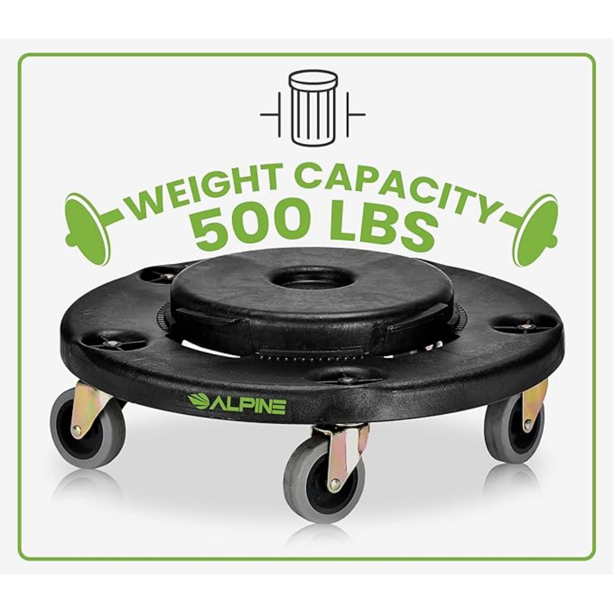 WEIGHT 500 CAPACITY LBS  
ALPINE