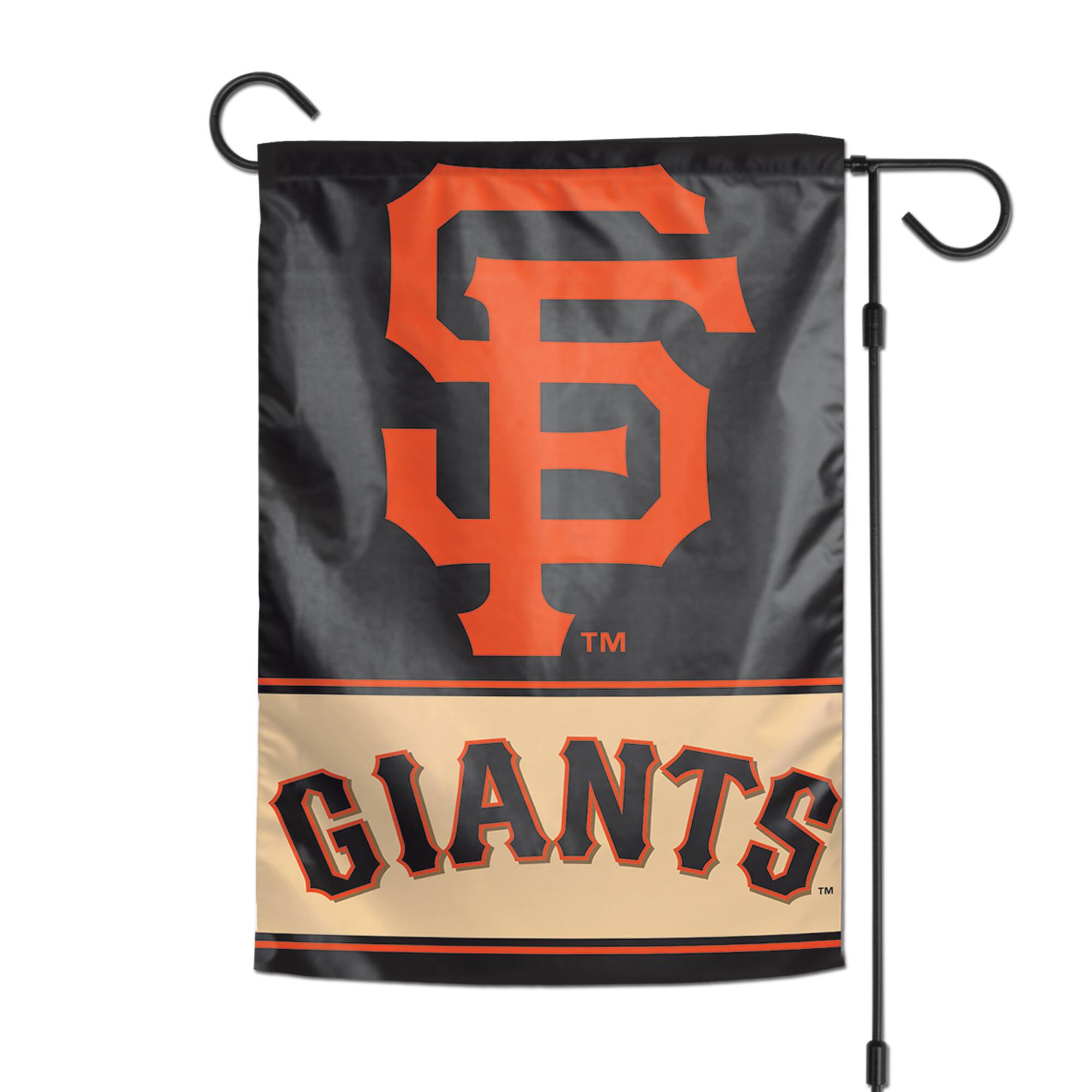 Alt View 1. WinCraft - San Francisco Giants 12" x 18" Double-Sided Garden Flag - Multicolor.