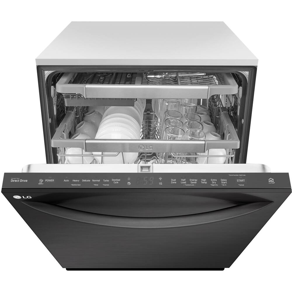 Customer Reviews: LG 24" Top Control Smart Wi-Fi Enabled Dishwasher ...