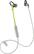 Angle. Plantronics - BackBeat FIT 305 Wireless In-Ear Headphones - Gray/Lime Green.