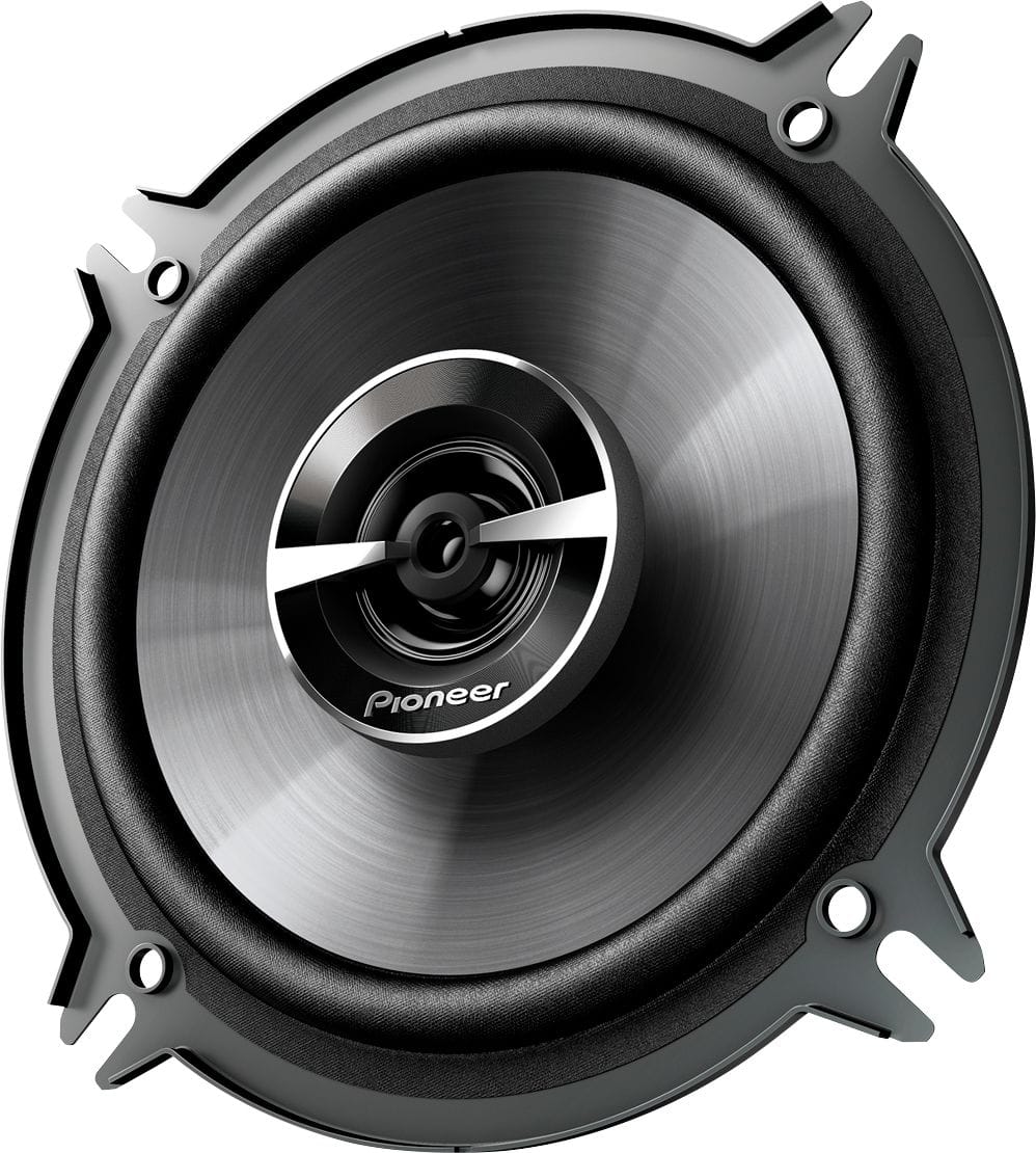Left. Pioneer - 5 1/4" 2-way Coaxial Speakers (Pair) - Black.