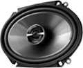 Angle Zoom. Pioneer - 6" x 8" - 2-way, 250 W Max Power,  IMPP cone,  30mm Tweeter - Coaxial Speakers (pair) - Black.