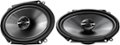 Alt View Zoom 12. Pioneer - 6" x 8" - 2-way, 250 W Max Power,  IMPP cone,  30mm Tweeter - Coaxial Speakers (pair) - Black.