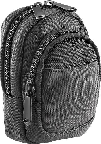 Angle. Dynex™ - Large Camera Case - Black.