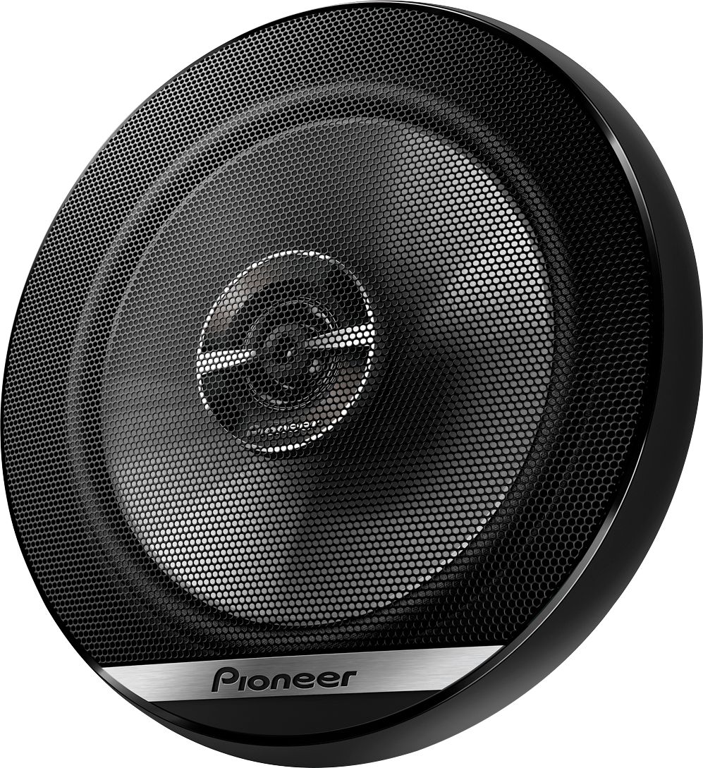 Left View: Pioneer - 6 1/2" 2-way Coaxial Speakers (Pair) - Black
