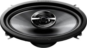 Pioneer - 4" x 6" 2-way Coaxial Speakers (Pair) - Black - Front_Zoom