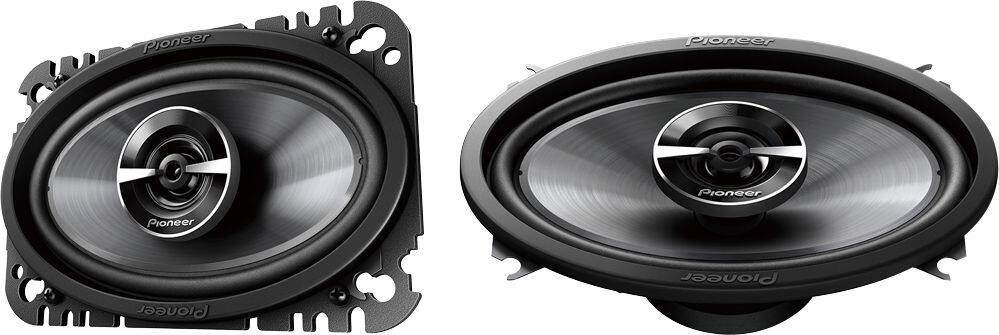 Alt View 12. Pioneer - 4" x 6" 2-way Coaxial Speakers (Pair) - Black.
