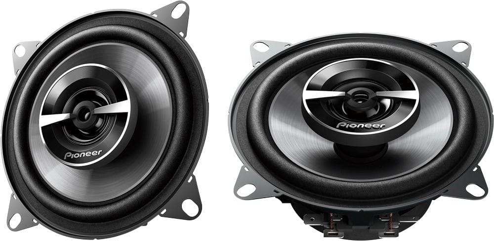 Alt View 13. Pioneer - 4" 2-way Coaxial Speakers (Pair) - Black.