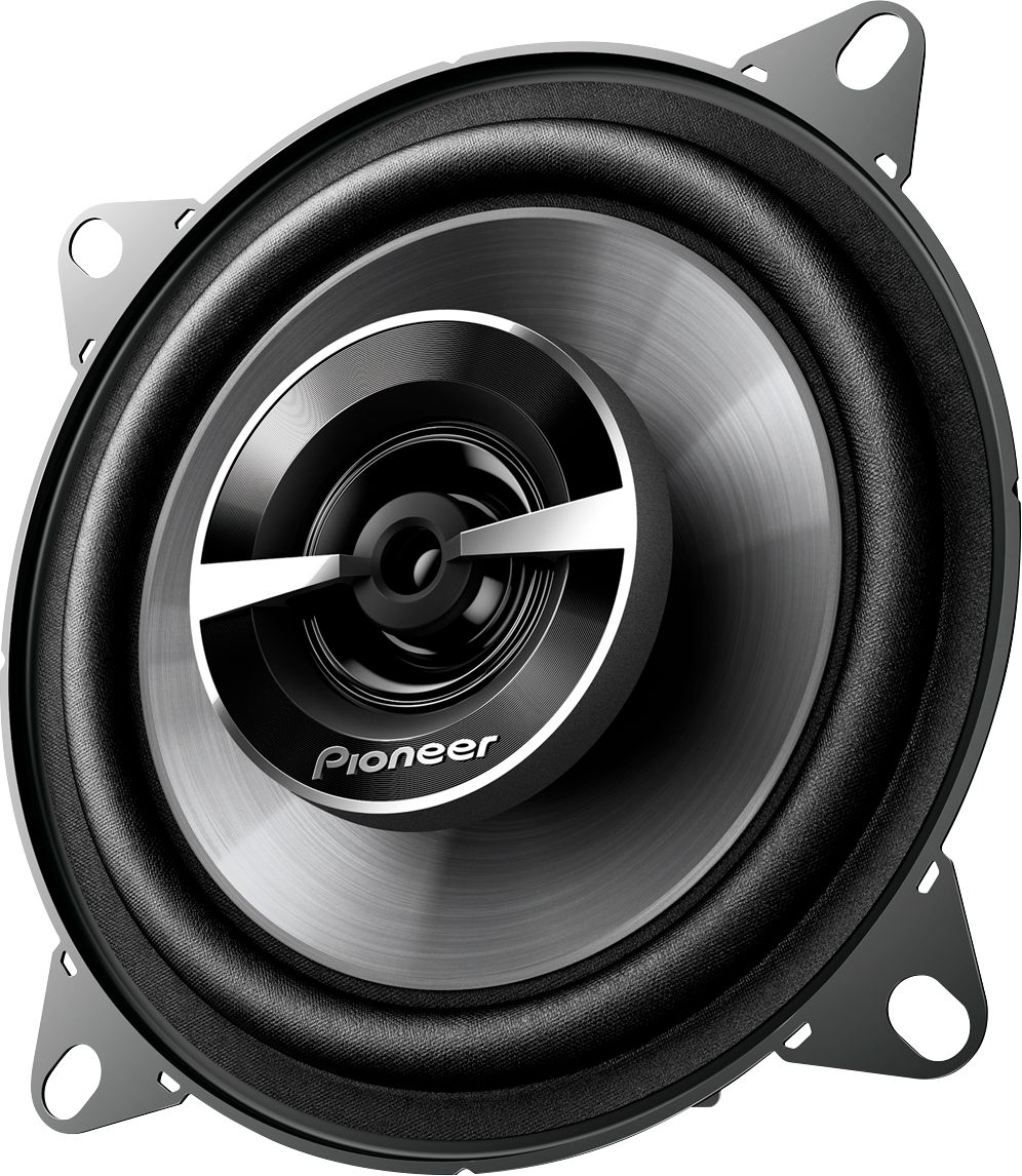 Left. Pioneer - 4" 2-way Coaxial Speakers (Pair) - Black.