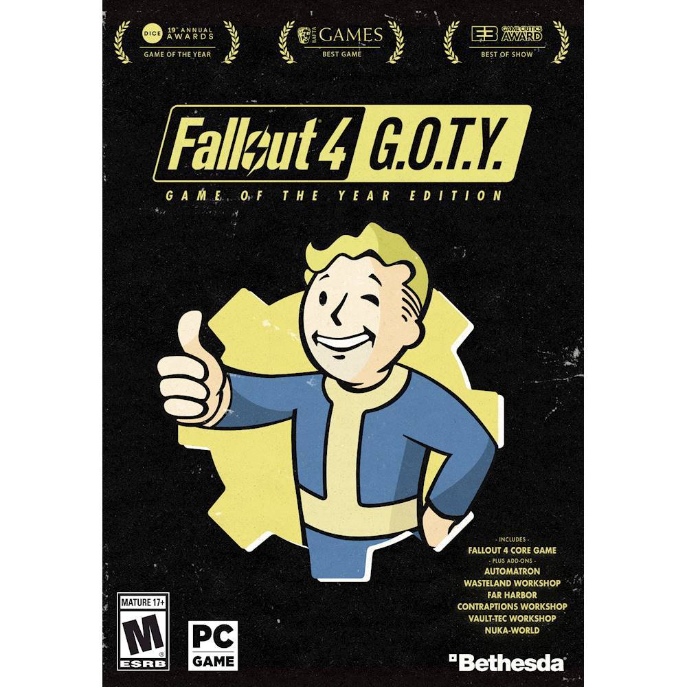 Fallout 4: Game of the Year Edition - Windows - .99