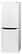 Left. LG - 10.1 Cu. Ft. Counter Depth Bottom-Freezer Refrigerator - Smooth White.