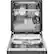 Alt View 13. LG - 24" Top Control Smart Wi-Fi Enabled Dishwasher with QuadWash and Stainless Steel Tub - Matte black stainless steel.