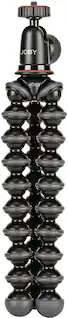Angle. JOBY - GorillaPod 1K Kit 15" Tripod - Black/Red/Charcoal.