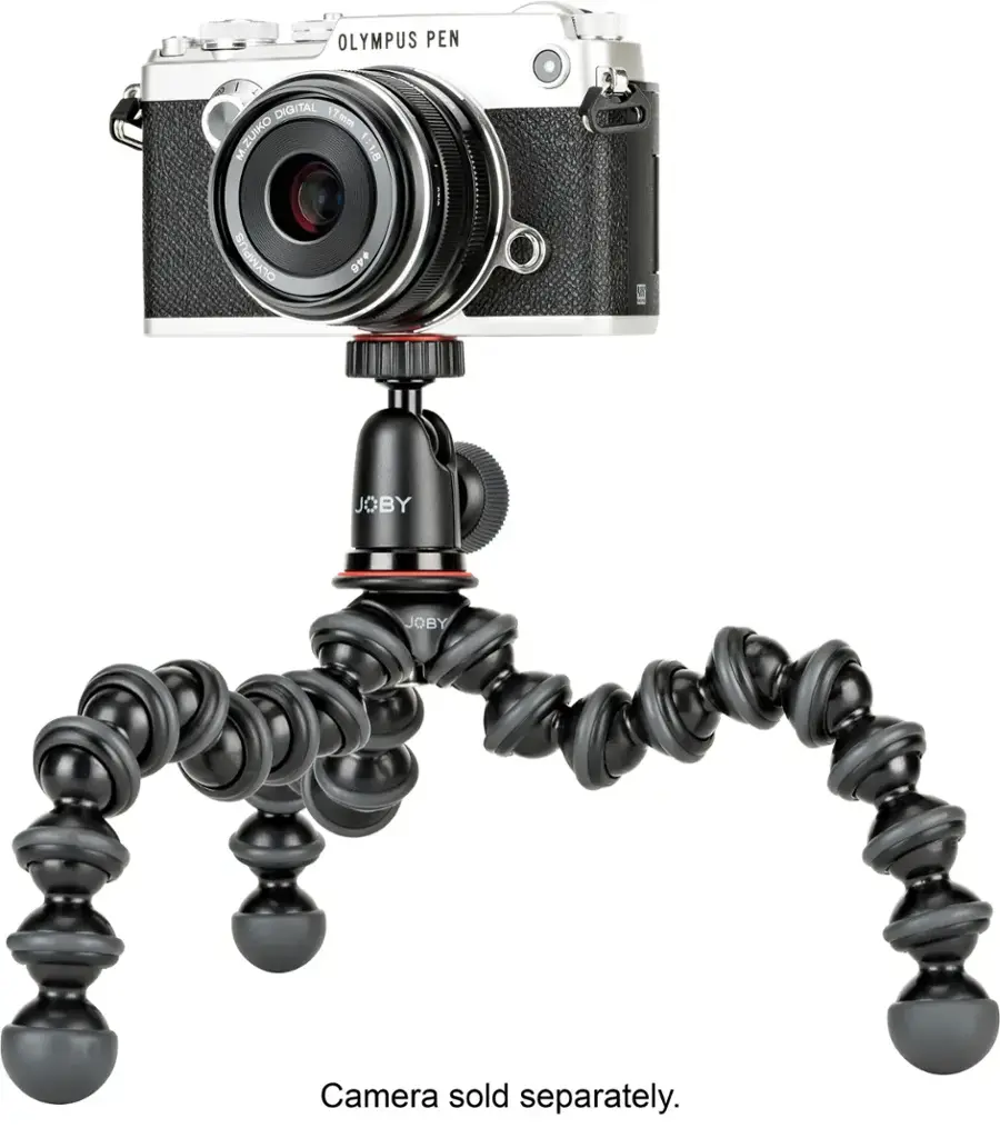 JOBY - GorillaPod 1K Kit 15" Tripod - Black/Red/Charcoal