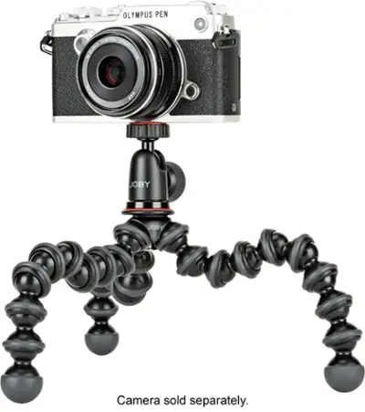 JOBY - GorillaPod 1K Kit 15" Tripod - Black/Red/Charcoal