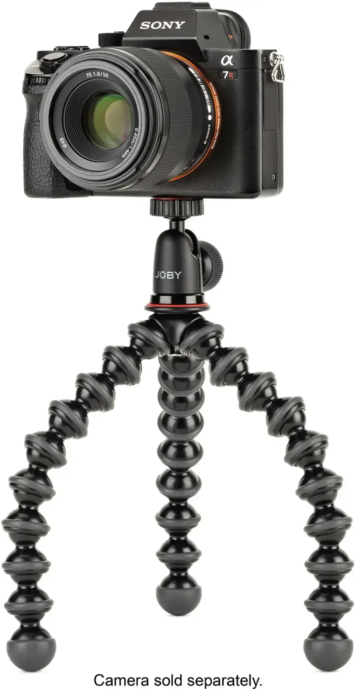 JOBY - GorillaPod 1K Kit 15" Tripod - Black/Red/Charcoal