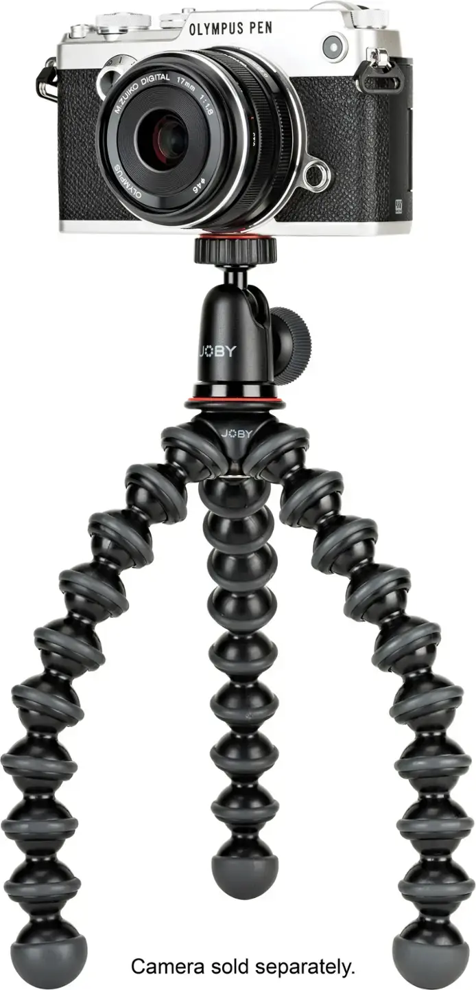 JOBY - GorillaPod 1K Kit 15" Tripod - Black/Red/Charcoal