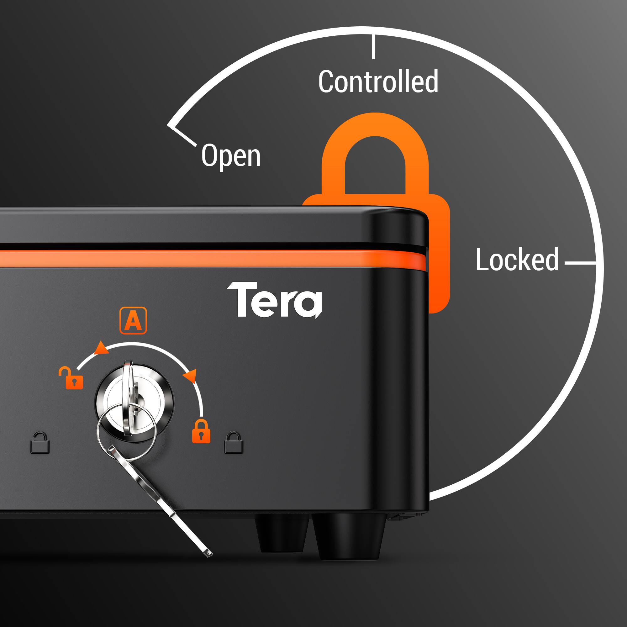 Controlled  
Open  
Locked  

Tera