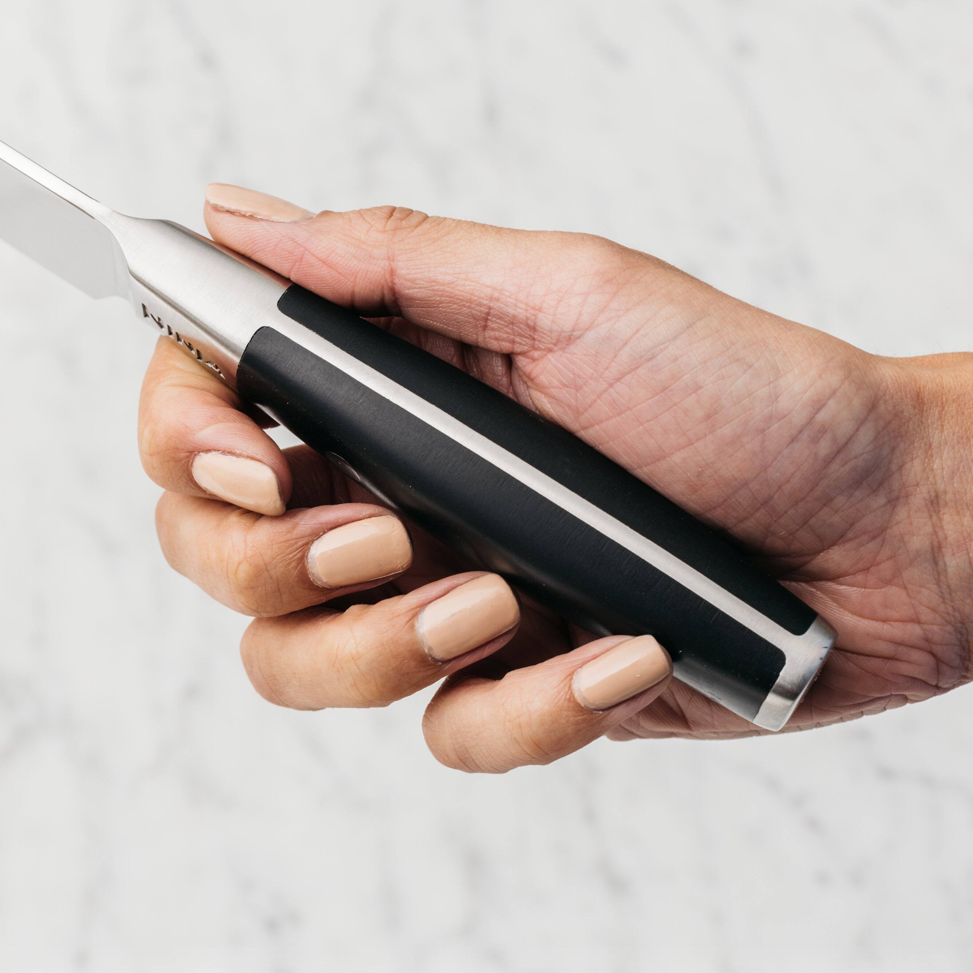 Alt View 16. Ninja - Foodi NeverDull System Premium 8” German Stainless Steel Chef Knife - Black.